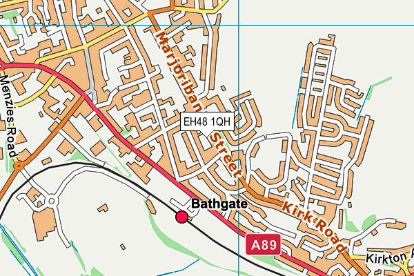 EH48 1QH map - OS VectorMap District (Ordnance Survey)