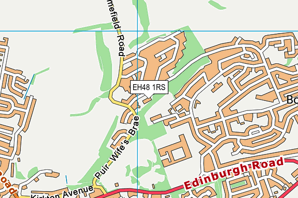 EH48 1RS map - OS VectorMap District (Ordnance Survey) EH48 1RS map - OS VectorMap District (Ordnance Survey)