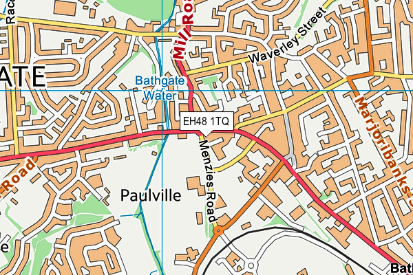 EH48 1TQ map - OS VectorMap District (Ordnance Survey) EH48 1TQ map - OS VectorMap District (Ordnance Survey)