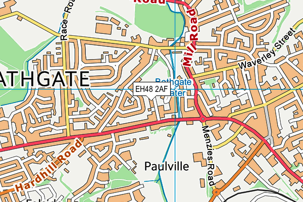 EH48 2AF map - OS VectorMap District (Ordnance Survey) EH48 2AF map - OS VectorMap District (Ordnance Survey)