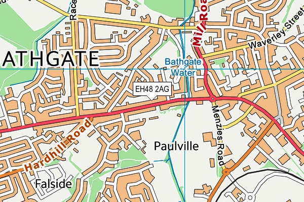 EH48 2AG map - OS VectorMap District (Ordnance Survey) EH48 2AG map - OS VectorMap District (Ordnance Survey)