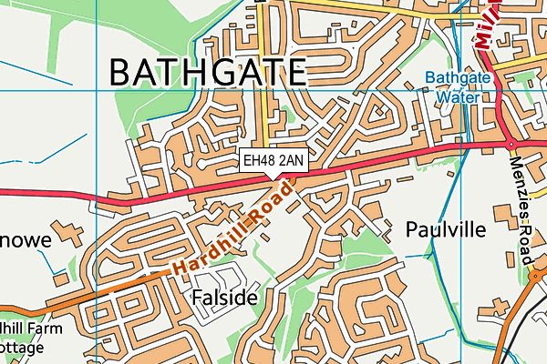 EH48 2AN map - OS VectorMap District (Ordnance Survey) EH48 2AN map - OS VectorMap District (Ordnance Survey)