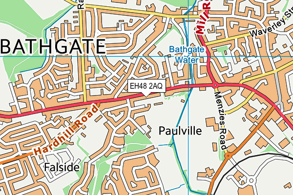 EH48 2AQ map - OS VectorMap District (Ordnance Survey) EH48 2AQ map - OS VectorMap District (Ordnance Survey)