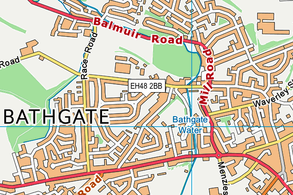 EH48 2BB map - OS VectorMap District (Ordnance Survey) EH48 2BB map - OS VectorMap District (Ordnance Survey)