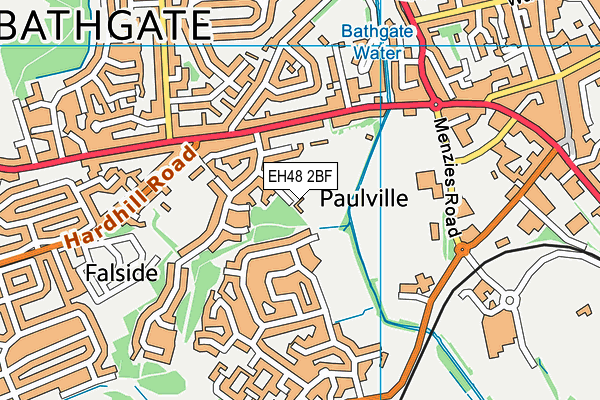 EH48 2BF map - OS VectorMap District (Ordnance Survey) EH48 2BF map - OS VectorMap District (Ordnance Survey)