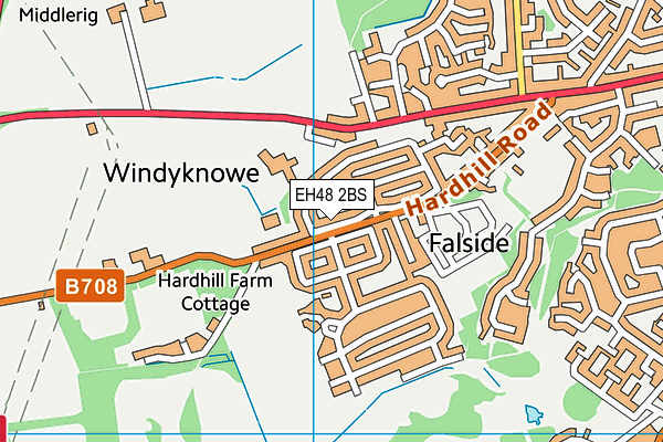 EH48 2BS map - OS VectorMap District (Ordnance Survey) EH48 2BS map - OS VectorMap District (Ordnance Survey)