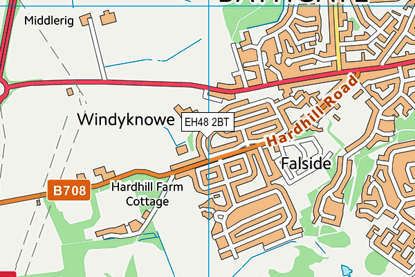 EH48 2BT map - OS VectorMap District (Ordnance Survey) EH48 2BT map - OS VectorMap District (Ordnance Survey)