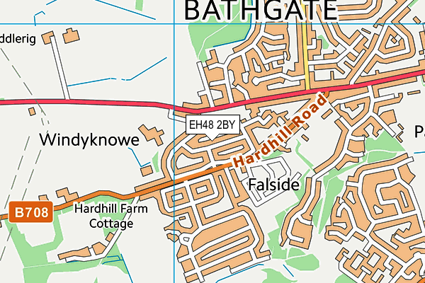 EH48 2BY map - OS VectorMap District (Ordnance Survey) EH48 2BY map - OS VectorMap District (Ordnance Survey)