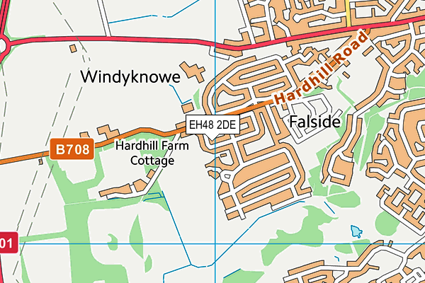 EH48 2DE map - OS VectorMap District (Ordnance Survey) EH48 2DE map - OS VectorMap District (Ordnance Survey)