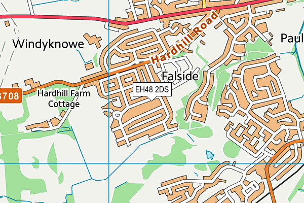 EH48 2DS map - OS VectorMap District (Ordnance Survey) EH48 2DS map - OS VectorMap District (Ordnance Survey)