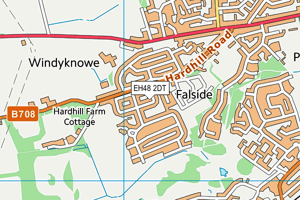 EH48 2DT map - OS VectorMap District (Ordnance Survey) EH48 2DT map - OS VectorMap District (Ordnance Survey)