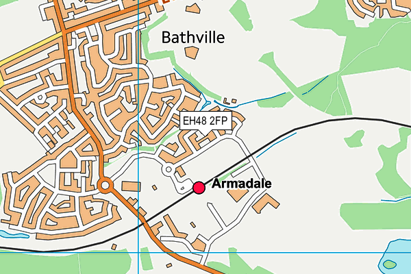 EH48 2FP map - OS VectorMap District (Ordnance Survey) EH48 2FP map - OS VectorMap District (Ordnance Survey)