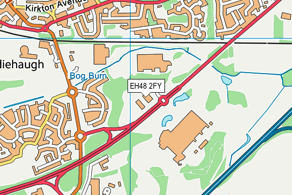 EH48 2FY map - OS VectorMap District (Ordnance Survey) EH48 2FY map - OS VectorMap District (Ordnance Survey)