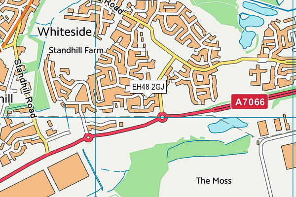EH48 2GJ map - OS VectorMap District (Ordnance Survey) EH48 2GJ map - OS VectorMap District (Ordnance Survey)