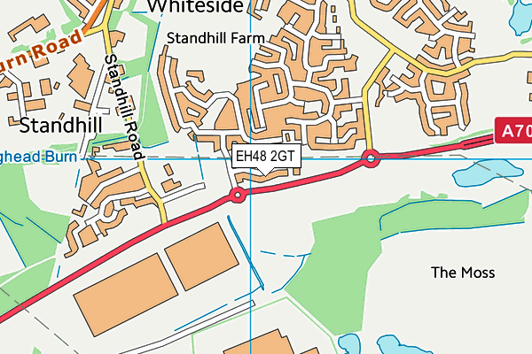 EH48 2GT map - OS VectorMap District (Ordnance Survey) EH48 2GT map - OS VectorMap District (Ordnance Survey)