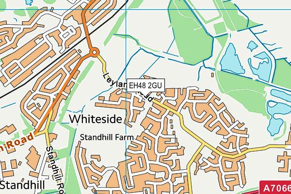 EH48 2GU map - OS VectorMap District (Ordnance Survey) EH48 2GU map - OS VectorMap District (Ordnance Survey)