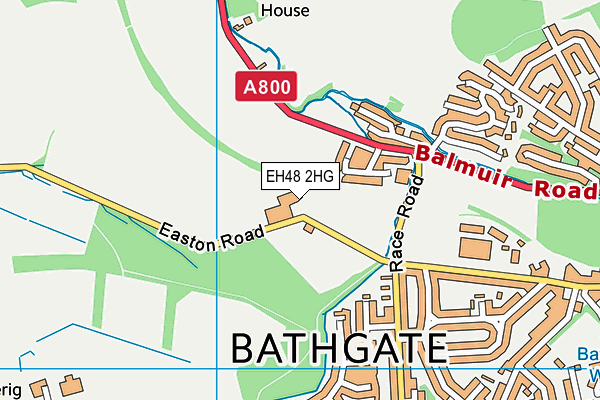 EH48 2HG map - OS VectorMap District (Ordnance Survey) EH48 2HG map - OS VectorMap District (Ordnance Survey)