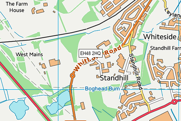 EH48 2HQ map - OS VectorMap District (Ordnance Survey) EH48 2HQ map - OS VectorMap District (Ordnance Survey)