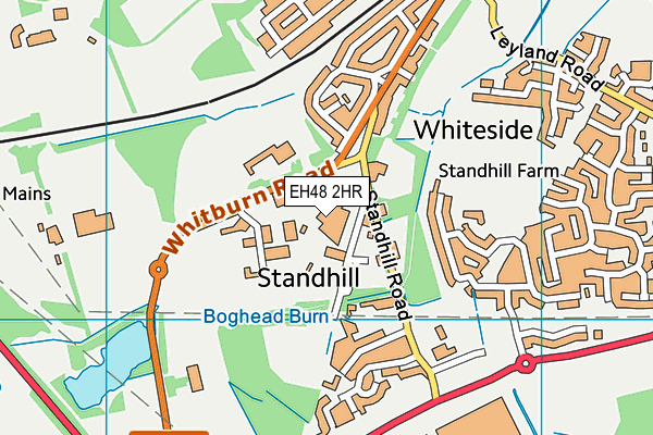 EH48 2HR map - OS VectorMap District (Ordnance Survey) EH48 2HR map - OS VectorMap District (Ordnance Survey)
