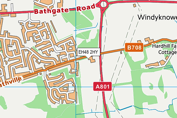 EH48 2HY map - OS VectorMap District (Ordnance Survey) EH48 2HY map - OS VectorMap District (Ordnance Survey)