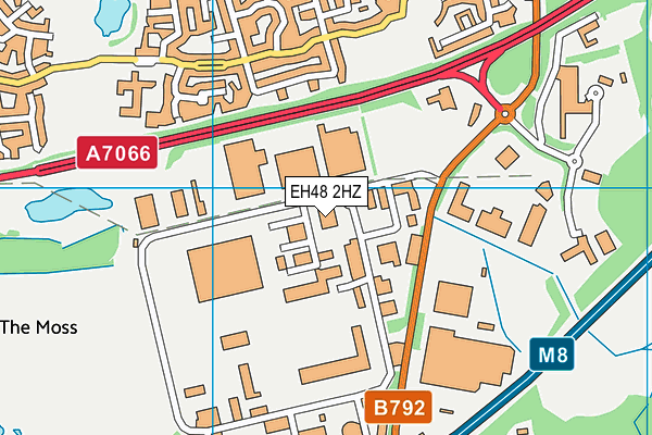 EH48 2HZ map - OS VectorMap District (Ordnance Survey) EH48 2HZ map - OS VectorMap District (Ordnance Survey)