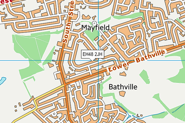 EH48 2JH map - OS VectorMap District (Ordnance Survey) EH48 2JH map - OS VectorMap District (Ordnance Survey)