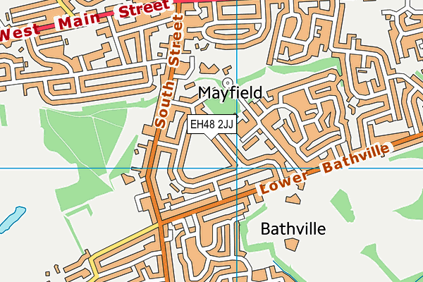 EH48 2JJ map - OS VectorMap District (Ordnance Survey) EH48 2JJ map - OS VectorMap District (Ordnance Survey)