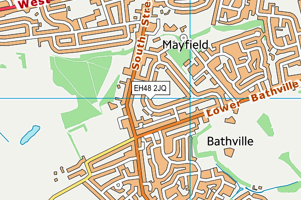 EH48 2JQ map - OS VectorMap District (Ordnance Survey) EH48 2JQ map - OS VectorMap District (Ordnance Survey)