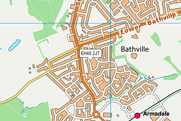 EH48 2JT map - OS VectorMap District (Ordnance Survey) EH48 2JT map - OS VectorMap District (Ordnance Survey)