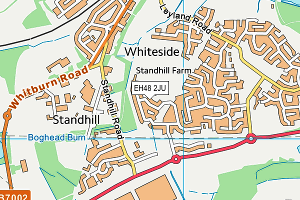 EH48 2JU map - OS VectorMap District (Ordnance Survey) EH48 2JU map - OS VectorMap District (Ordnance Survey)