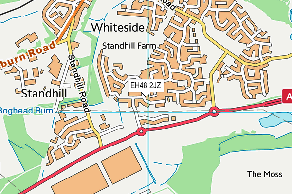 EH48 2JZ map - OS VectorMap District (Ordnance Survey) EH48 2JZ map - OS VectorMap District (Ordnance Survey)