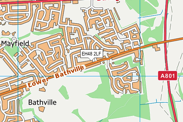 EH48 2LF map - OS VectorMap District (Ordnance Survey) EH48 2LF map - OS VectorMap District (Ordnance Survey)
