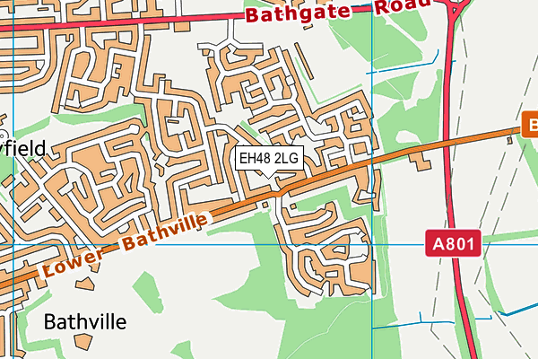 EH48 2LG map - OS VectorMap District (Ordnance Survey) EH48 2LG map - OS VectorMap District (Ordnance Survey)