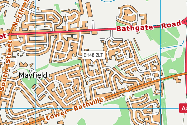EH48 2LT map - OS VectorMap District (Ordnance Survey) EH48 2LT map - OS VectorMap District (Ordnance Survey)