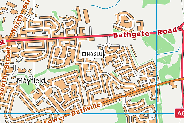 EH48 2LU map - OS VectorMap District (Ordnance Survey) EH48 2LU map - OS VectorMap District (Ordnance Survey)
