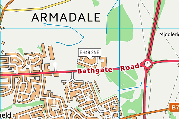 EH48 2NE map - OS VectorMap District (Ordnance Survey) EH48 2NE map - OS VectorMap District (Ordnance Survey)