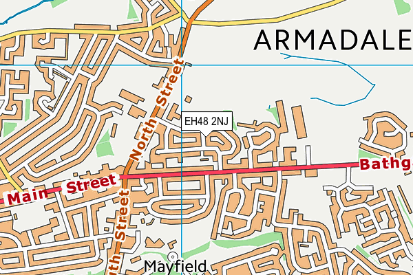 EH48 2NJ map - OS VectorMap District (Ordnance Survey) EH48 2NJ map - OS VectorMap District (Ordnance Survey)