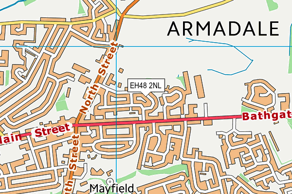 EH48 2NL map - OS VectorMap District (Ordnance Survey) EH48 2NL map - OS VectorMap District (Ordnance Survey)