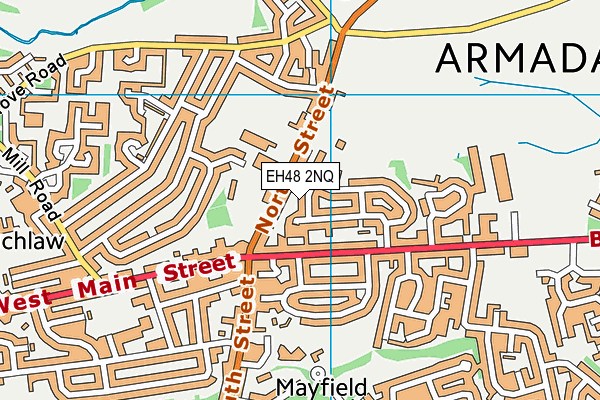 EH48 2NQ map - OS VectorMap District (Ordnance Survey) EH48 2NQ map - OS VectorMap District (Ordnance Survey)