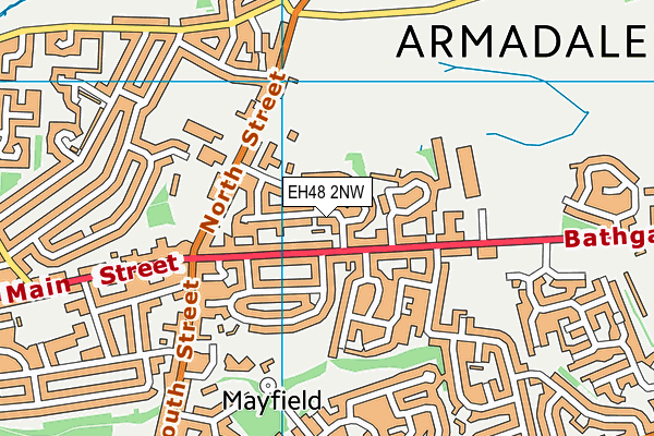 EH48 2NW map - OS VectorMap District (Ordnance Survey) EH48 2NW map - OS VectorMap District (Ordnance Survey)