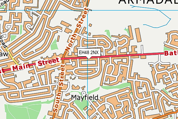 EH48 2NX map - OS VectorMap District (Ordnance Survey) EH48 2NX map - OS VectorMap District (Ordnance Survey)