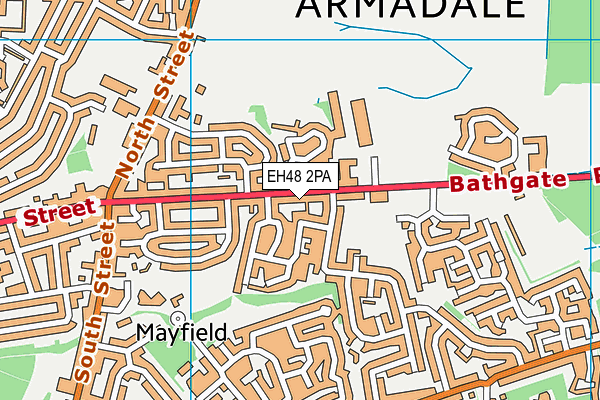 EH48 2PA map - OS VectorMap District (Ordnance Survey) EH48 2PA map - OS VectorMap District (Ordnance Survey)