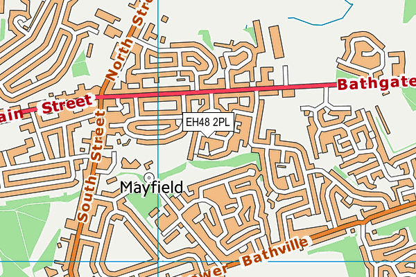 EH48 2PL map - OS VectorMap District (Ordnance Survey) EH48 2PL map - OS VectorMap District (Ordnance Survey)