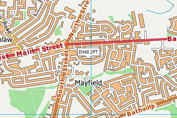 EH48 2PT map - OS VectorMap District (Ordnance Survey) EH48 2PT map - OS VectorMap District (Ordnance Survey)