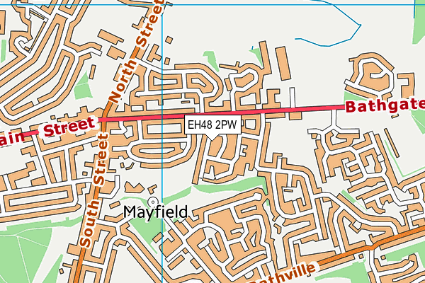 EH48 2PW map - OS VectorMap District (Ordnance Survey) EH48 2PW map - OS VectorMap District (Ordnance Survey)