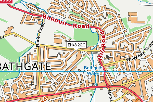 EH48 2QG map - OS VectorMap District (Ordnance Survey) EH48 2QG map - OS VectorMap District (Ordnance Survey)