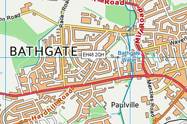 EH48 2QH map - OS VectorMap District (Ordnance Survey) EH48 2QH map - OS VectorMap District (Ordnance Survey)