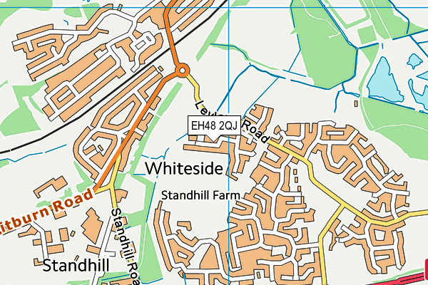 EH48 2QJ map - OS VectorMap District (Ordnance Survey) EH48 2QJ map - OS VectorMap District (Ordnance Survey)