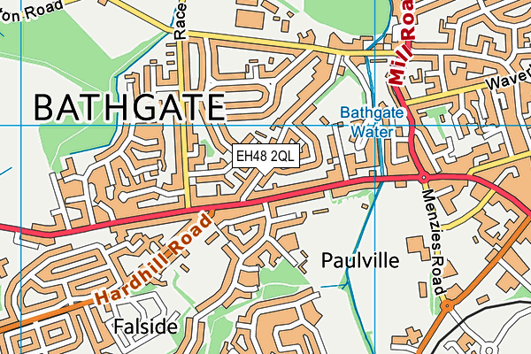 EH48 2QL map - OS VectorMap District (Ordnance Survey) EH48 2QL map - OS VectorMap District (Ordnance Survey)