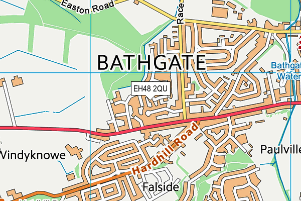 EH48 2QU map - OS VectorMap District (Ordnance Survey) EH48 2QU map - OS VectorMap District (Ordnance Survey)
